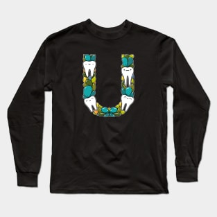 Letter U Long Sleeve T-Shirt